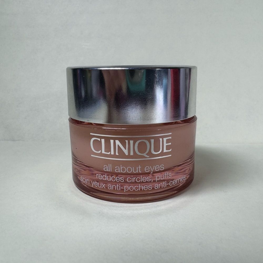 Authentic NEW Clinique All About Eyes Reduces Circles, Puffs .5oz/15ml